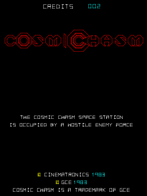 Cosmic Chasm (set 2) Title Screen
